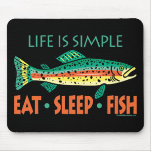 Sprichwort der Fischerei Mousepad