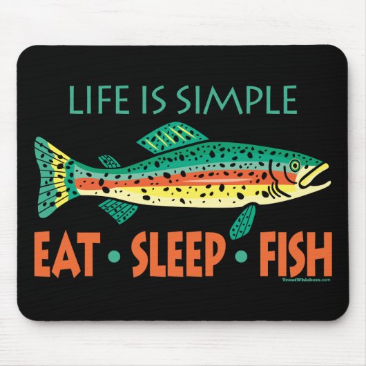Sprichwort der Fischerei Mousepad (Vorne)