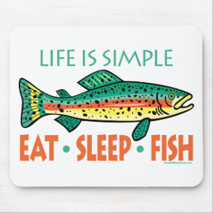 Sprichwort der Fischerei Mousepad