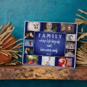 Sprichwort der Jahresfamilie Keepake 12 FotoCollag Fotoplatte (Seite)