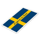 Sprichwort Flag Theme Lagom Ar Bast Magnet (Linke Seite)