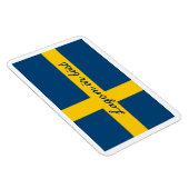 Sprichwort Flag Theme Lagom Ar Bast Magnet (Rechte Seite)