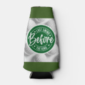 Sprichwort für Bachelor-Hochzeit Flaschenkühler (Vorderseite)