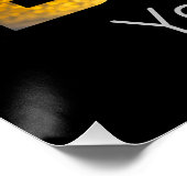 Sprichwort für Bachelor-Party mit gerettet Trinkwa Poster (Ecke)