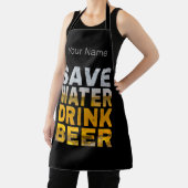 Sprichwort für Bachelor-Party mit gerettet Trinkwa Schürze (InSitu)