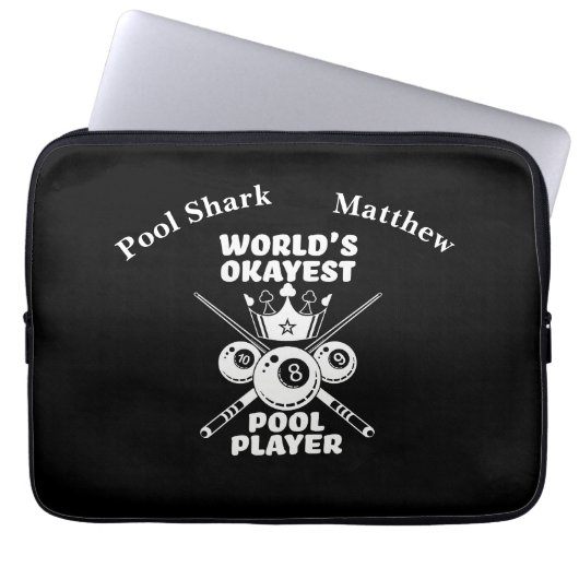 Sprichwort für Billard-Billard-Billard Laptopschutzhülle (Vorderseite)