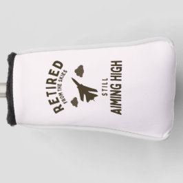 Sprichwort für das Ruhestand bei sonniger Luftwaff Golf Headcover