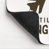 Sprichwort für das Ruhestand bei sonniger Luftwaff Mousepad (Ecke)