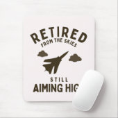 Sprichwort für das Ruhestand bei sonniger Luftwaff Mousepad (Mit Mouse)