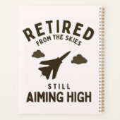 Sprichwort für das Ruhestand bei sonniger Luftwaff Planer (Rückseite)