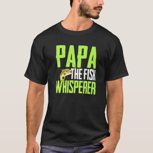 Sprichwort für den Fischfang - Papageien T-Shirt (Vorderseite)