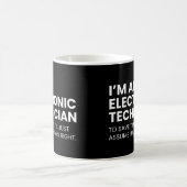 Sprichwort für elektronische Techniker Kaffeetasse (Mittel)