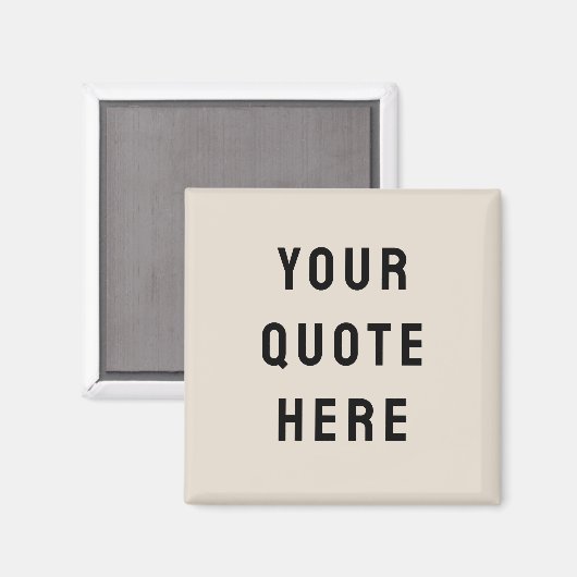 Sprichwort für kundenspezifisches Angebot Personal Magnet (Vorderseite/Rückseite)