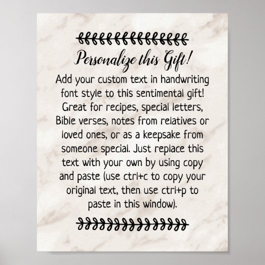 Sprichwort für kundenspezifisches Zitat Personalis Poster (Vorne)