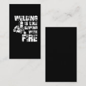 Sprichwort für Metallarbeiter Visitenkarte (Vorne/Hinten)