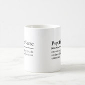 Sprichwort für Psychiatrische Krankenschwester und Kaffeetasse (Mittel)