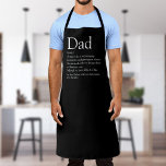 Sprichwort für Vater-Fun-Definition Schürze<br><div class="desc">Personalisieren Sie für Ihren besonderen Vater, Papa oder Vater, um ein einzigartiges Geschenk für den Vatertag, Geburtstage, Weihnachten oder jeden Tag, den Sie gewollt haben, zu zeigen, wie viel er Ihnen bedeutet. Eine perfekte Art, ihm zu zeigen, wie phantastisch er jeden Tag ist. Sie können den Hintergrund sogar an ihre...</div>