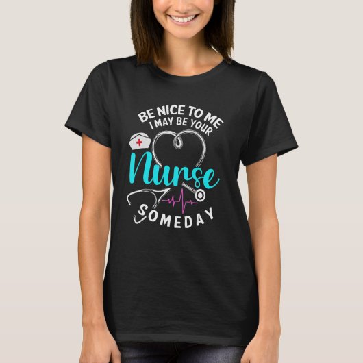 Sprichwort Future Nursing School Student RN BSN T-Shirt (Vorderseite)