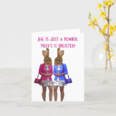 Sprichwort Geburtstagskarte von Funny Ladys Karte (Gelbe Blume)