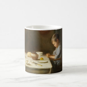 Sprichwort Grace (Junge, der am Tisch betet) Kaffeetasse