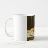 Sprichwort Grace (Junge, der am Tisch betet) Kaffeetasse (Links)