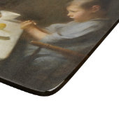 Sprichwort Grace (Junge, der am Tisch betet) Schneidebrett (Ecke)