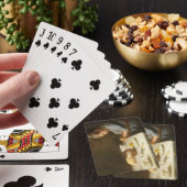 Sprichwort Grace (Junge, der am Tisch betet) Spielkarten (In Situ)