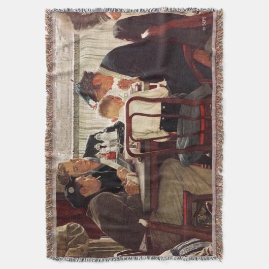 Sprichwort Grace von Norman Rockwell Decke (Vorderseite Vertikal)