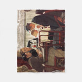 Sprichwort Grace von Norman Rockwell Fleecedecke (Vorderseite)