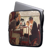 Sprichwort Grace von Norman Rockwell Laptopschutzhülle (Vorderseite Links)