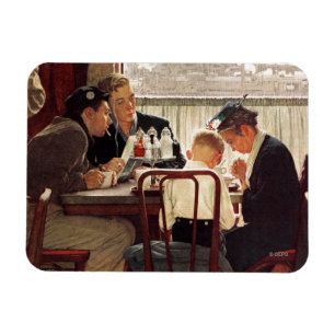 Sprichwort Grace von Norman Rockwell Magnet