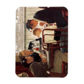 Sprichwort Grace von Norman Rockwell Magnet (Vertikal)