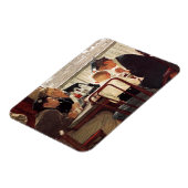 Sprichwort Grace von Norman Rockwell Magnet (Linke Seite)