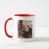 Sprichwort Grace von Norman Rockwell Tasse (Links)