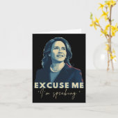 Sprichwort Harris 2024 Kamala Harris für Präsident Karte (Gelbe Blume)