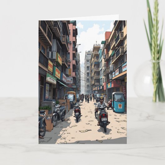 Sprichwort Hello aus Indien Karte (Vorderseite)