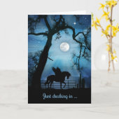 Sprichwort Hello Pegasus Unicorn Fantasy Card Karte (Gelbe Blume)