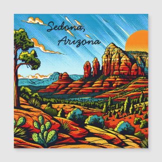 Sprichwort Hi aus Sedona, Arizona Magnetkarte