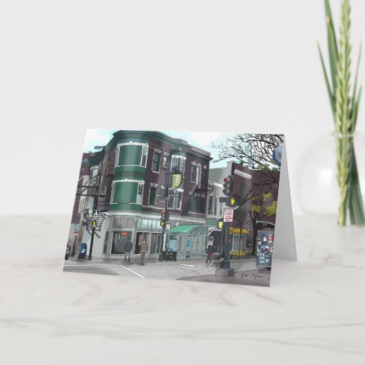 Sprichwort Hi von Madison, Wisconsin Karte (Vorderseite)