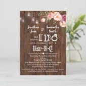 Sprichwort I do barbeque Stock Bar Polterabend Einladung (Stehend Vorderseite)