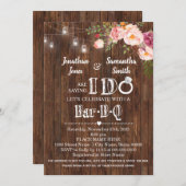 Sprichwort I do barbeque Stock Bar Polterabend Einladung (Vorne/Hinten)