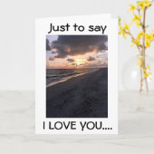 SPRICHWORT "I LIEBE YOU" IST LEICHT, WEIL ES "ECHT KARTE (Gelbe Blume)