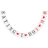 SPRICHWORT I: PERSONALISIERTER WEDD WIMPELKETTE (Alle)