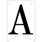 SPRICHWORT I: PERSONALISIERTER WEDD WIMPELKETTE (Zweite Fahne)