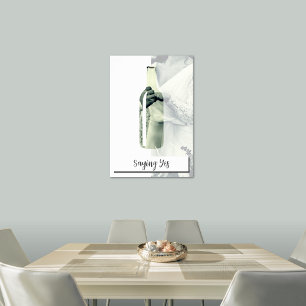 Sprichwort Ja, Braut und Bräutigam, maßgeschneider Poster