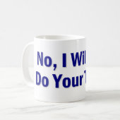 Sprichwort Kaffeetasse (Vorderseite Links)