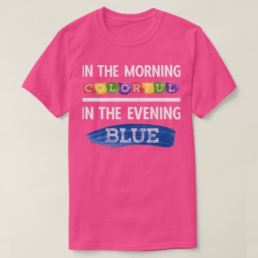 Sprichwort Malen Kunststudent T-Shirt (Design vorne)