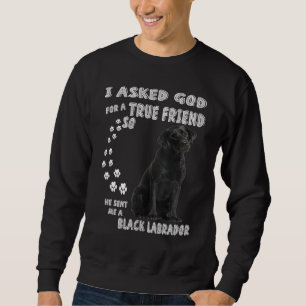 Sprichwort Mama Vater  Niedlich Labrador Retri Sweatshirt