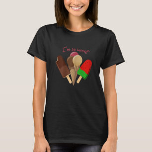 Sprichwort mit Eis für die Liebe im Sommer T-Shirt