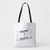 "Sprichwort NO is a superpower - Customizable Tote Tasche (Vorderseite)
